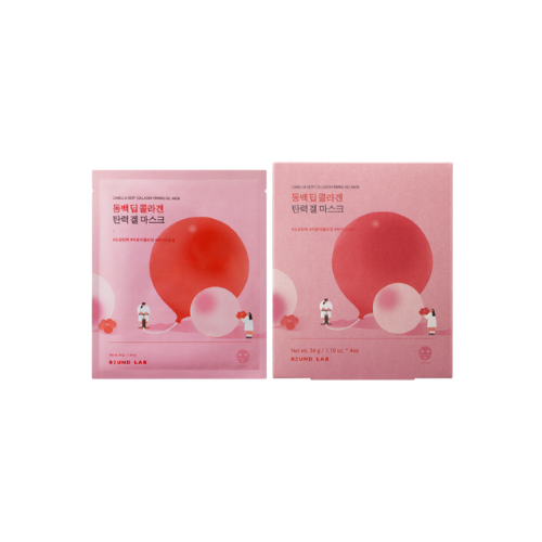 ROUND LAB, CAMELLIA DEEP COLLAGEN FIRMING GEL MASK (4EA)34G