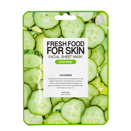 FARM SKIN, FRESHFOOD FOR SKIN FACIAL SHEET MASK(CUCUMBER) 25ML