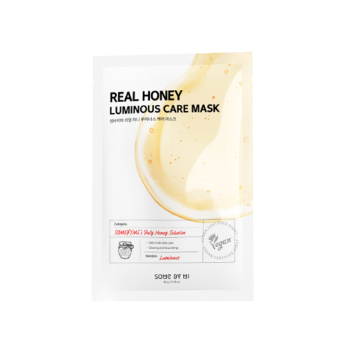 SOME BY MI, REAL HONEY LUMINOUS CARE MASK 20G