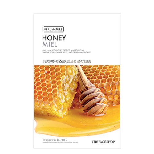 THE FACE SHOP, REAL NATURE FACE MASK WITH HONEY EXTRACT