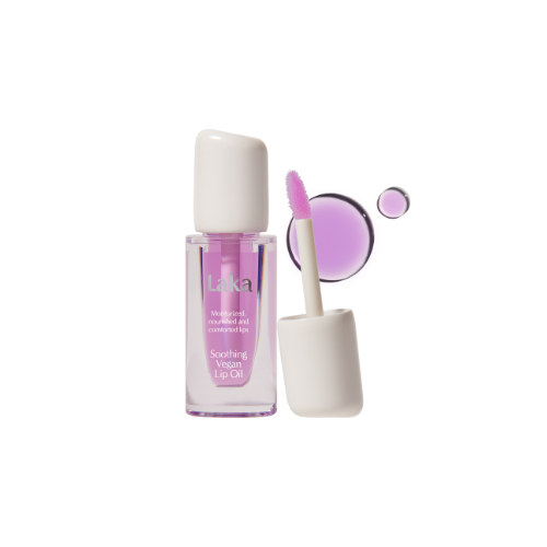 LAKA, SOOTHING VEGAN LIP OIL #CALMING PURPLE 4.5ML