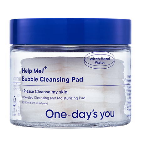 One-day's You, HELP ME BUBBLE CLEANSING PAD (60EA)150ML