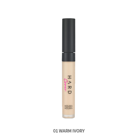 HOLIKA HOLIKA, HARD COVER LIQUID CONCEALER SPF30 PA++, 01 WARM IVORY