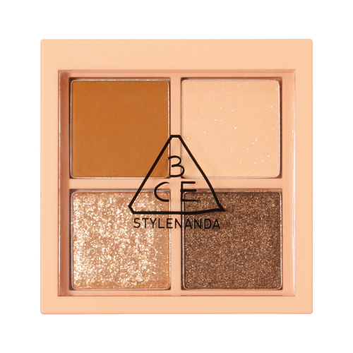 3CE, MINI MULTI EYE COLOR PALETTE #ALMOND FUDGE 3.5G