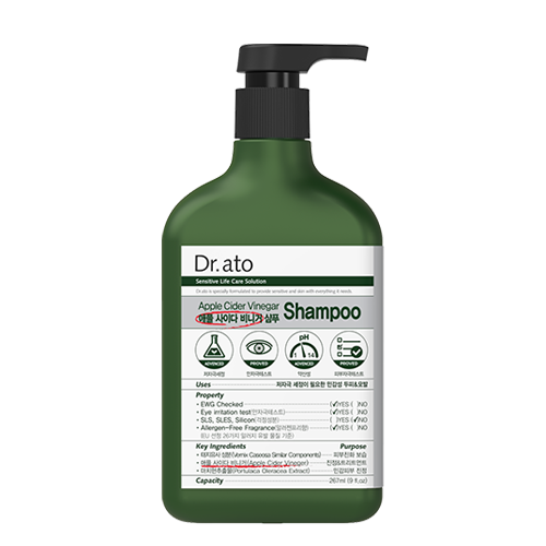 Dr.ato, APPLE CIDER VINEGAR SHAMPOO 310ML