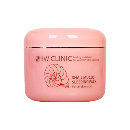 3W CLINIC, SNAIL MUCUS SLEEPING PACK