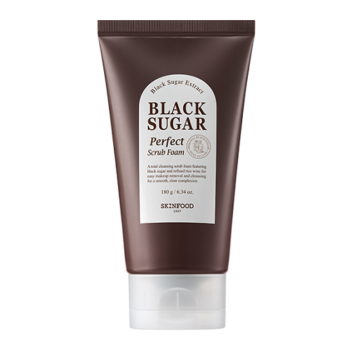 SKINFOOD, BLACK SUGAR PERFECT SCRUB FOAM 180ML